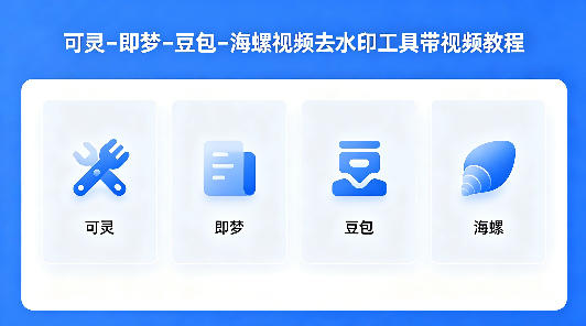可灵–即梦–豆包–海螺视频去水印工具带视频教程-91搞钱