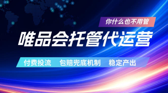 唯品会托管代运营，付费投流玩法，包赔兜底机制，稳定产出【揭秘】-91搞钱
