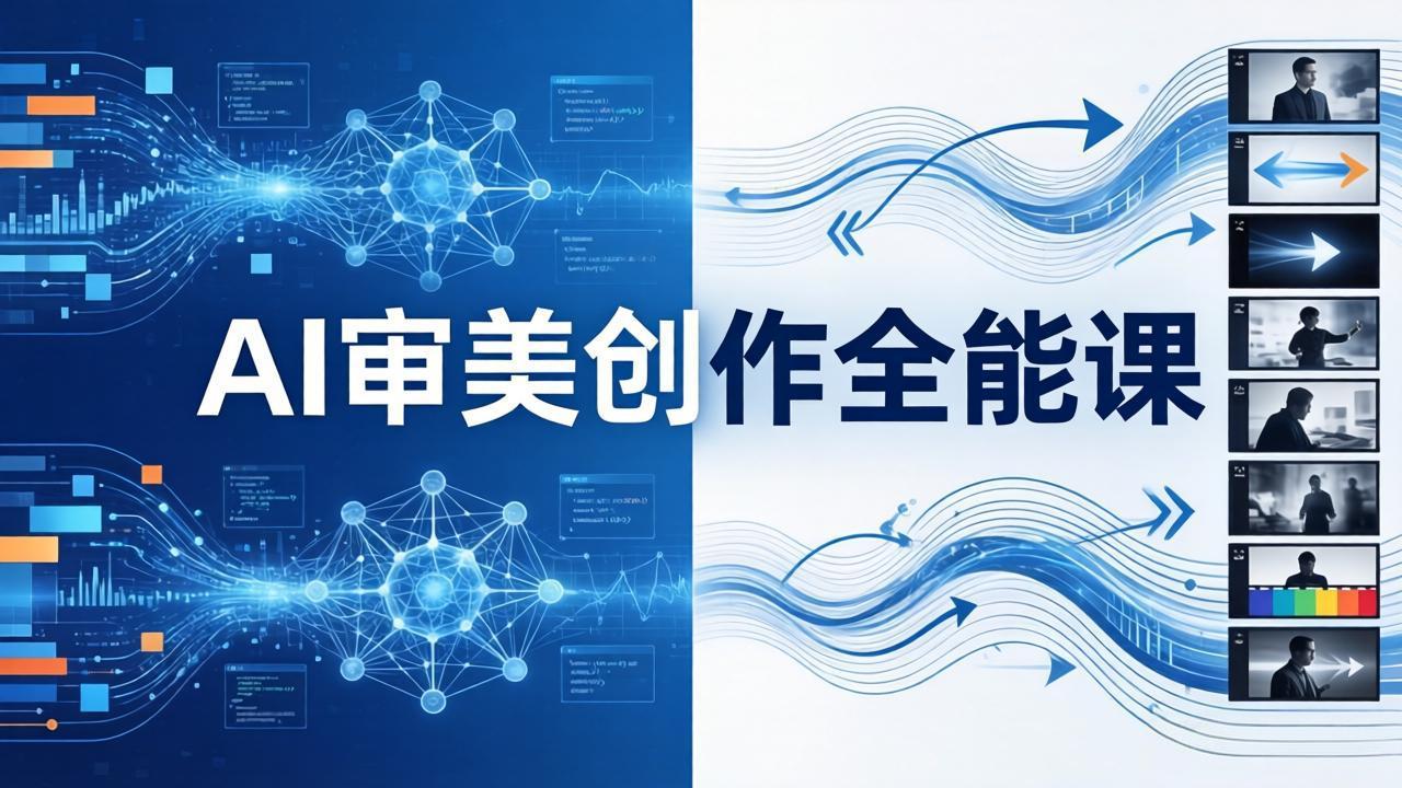 AI审美创作全能课：MJ+Seedance+模型训练+影视分镜+编剧，一站式掌握AI艺术创作-91搞钱