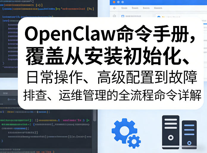 OpenClaw命令手册，覆盖从安装初始化、日常操作、高级配置到故障排查、运维管理的全流程命令详解-91搞钱