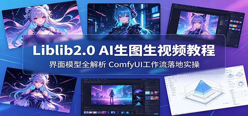Liblib2.0 AI生图生视频教程：界面模型全解析，ComfyUI工作流落地实操-91搞钱
