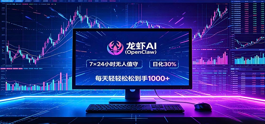 龙虾AI(OpenClaw)全自动挂机，智能操控电脑高效执行任务，每天轻松到手四位数-91搞钱