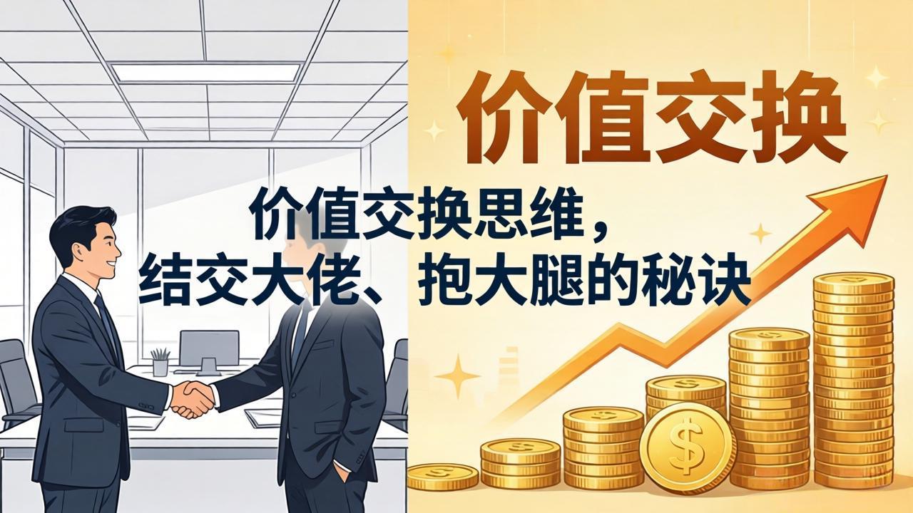 某付费文章：价值交换思维，结交大佬、抱大腿的秘诀-91搞钱