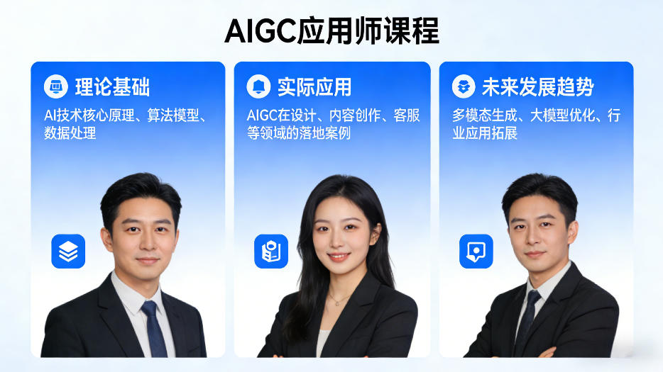 AIGC应用师课程，覆盖了AI技术的理论基础、实际应用、以及未来发展趋势-91搞钱