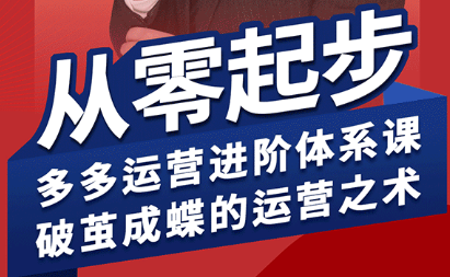 海神·拼多多运营进阶系统课(更新2026)-91搞钱