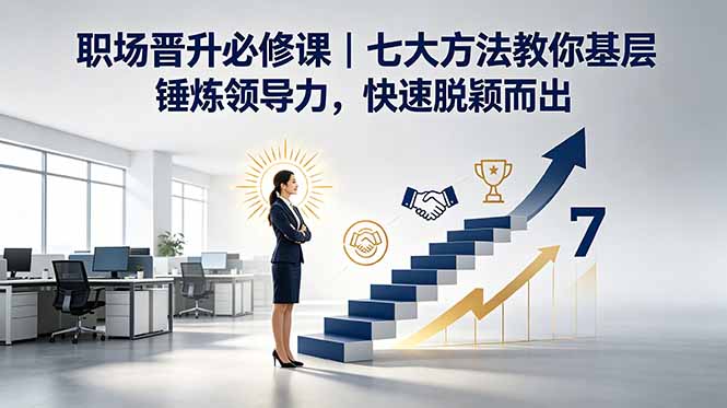 付费文章：职场晋升必修课｜七大方法教你基层锤炼领导力，快速脱颖而出-91搞钱
