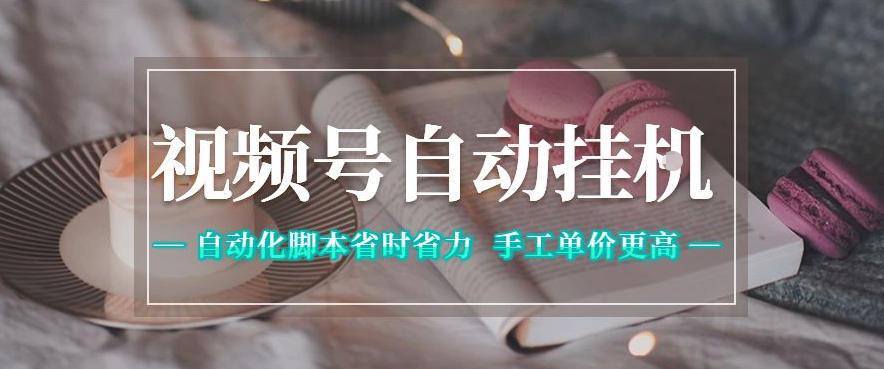 视频号自动挂G项目，自动化脚本省时省力，手工单价更高，日入300+全网最稳【揭秘】-91搞钱