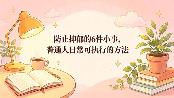 付费文章：防止抑郁的6件小事，普通人日常可执行的方法-91搞钱